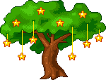 A Tree With Star Lights